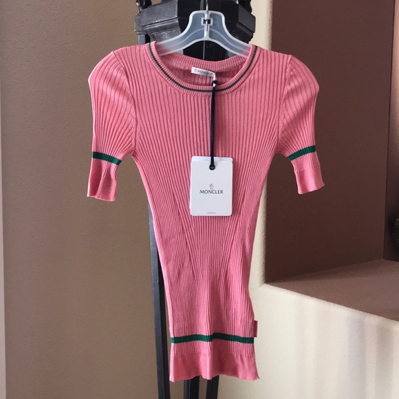 Moncler Tops - Brand new Moncler knitted pink top